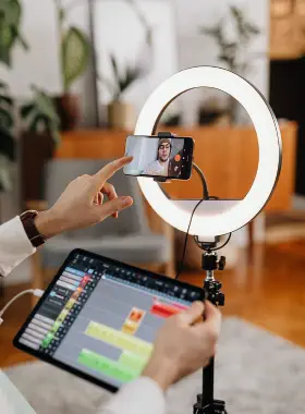Product content being shot for e-commerce solutions